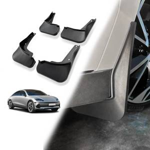 lot 13268 image: BestEvMod Mud Flaps Splash Compatible with Hyundai Ioniq 6 SE SEL Limited 2026 2025 2024 2023 Exterior Accessories Guards Set of 4 Mudfalps All-Weather Dirt Protection No Need to Drill Holes