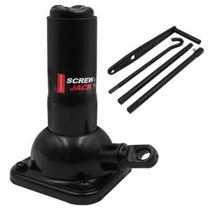 lot 13319 image: Car Jack 2 Ton (4,000 lb) Capacity Spiral Jack for Pickup Truck, Screw Jacks for Car Lift or Jack Stands, Tire Jack Fit for Ford F150 Truck Chevy Silverado Dodge Ram 1500 (Black), 8.46�-19.09�