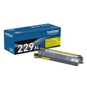 lot 19592 image: Brother Genuine TN229XLY Yellow High Yield Printer Toner Cartridge - Print up to 2,300 Pages(1)