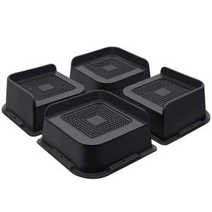lot 19616 image: ANNKUT Bed Risers 2 Inch Heavy Duty, Furniture Risers for Bed Desk Table Sofa Couch,Oversized Bed Lifts Risers,Support up to 5000 Lbs(4 Pack Black)