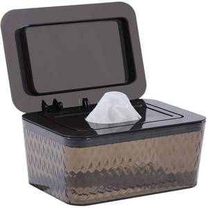 lot 19646 image: Hswt Wipes Dispenser Seal-Designed Wipe Dispenser Holder Wipes Case Box for Bathroom Keep Wipes Fresh, Dust-Proof and Non-Slip