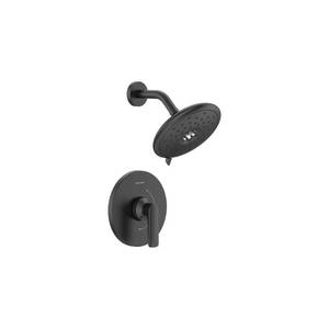 lot 19672 image: American Standard TU061507.243 Aspirations Shower Trim Kit, 1.8 GPM, Matte Black