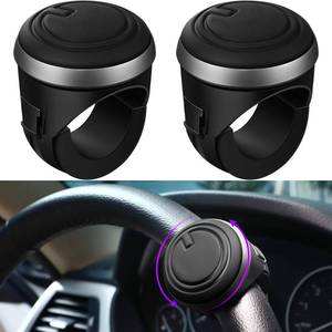 lot 20436 image: Spinner Knobs Steering Wheel Buddy 360 Degrees Rotation Suicide Knobs for Steering Wheel with Silicone Surface and Metal Bearings for Driving Turning Car Truck Boat (2 Packs)