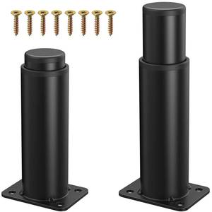 lot 20469 image: IRONDIY 5-9in Metal Adjustable Legs, Adjustable Height Replacement Legs for TableBedFurnitureCabinetCouch, Heavy Duty Bed Center Frame Support, Set of 2in