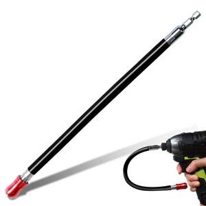 lot 20476 image: Geinxurn 12Inches Flexible Drill Bit Extension Screwdriver Bit Holders, 1PACK Flex Shaft Extension Socket Bit Holder Hex Shank Quick-Change Drill Bit Guide