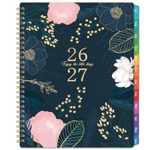 lot 20478 image: Planner 2026-2027 - Academic Planner 2026-2027, July 2026 - June 2027, Weekly and Monthly Planner, 8ftft x 10, Calendar Planner, Colorful Monthly Tabs, Twin-wire Binding, Back Pocket, Holidaysin
