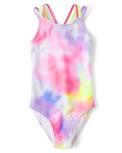 lot 20485 image: The Childrenfts Place,One Piece Swimsuit,Neon Peony,Small (56)