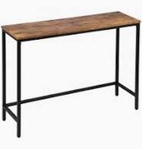 lot 5899 image: Industrial Wood and Metal Nesting Tables Set
