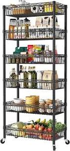 SINGAYE Large Storage Rack with Multiple Compartments