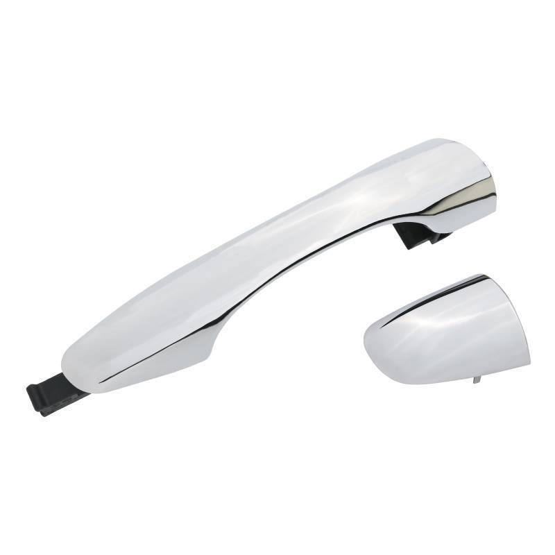 lot 11406 image: APPERFiT Exterior Door Handle wEnd Cap Cover for Rear Door Right Passenger Side Chrome Compatible with Kia Sorento 2016 2017 2018 2019 2020 Replaces 82661-C5010 83662-C5010