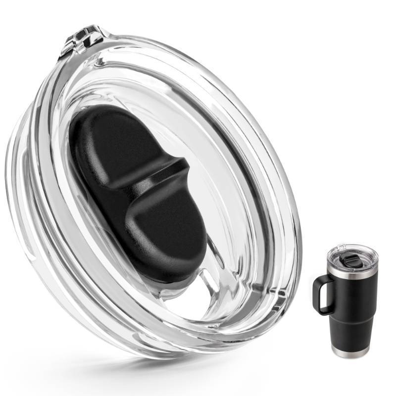 lot 12318 image: Bluwing 20 oz Replacement Screw Top Lid for YETI TraveI Mug with Threads Only, Spill Proof Stronghold Lid for YETI Threaded Travel Mug(1 Pack)