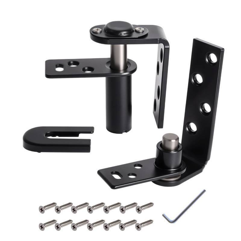 lot 12352 image: JAVOUKA 1 Pack Swing Door Hinge, Cafe Door Hinges Dual Swing, Hardware Commercial Saloon Door Hinges Heavy Duty, 180 Degree Rotation for Double Swinging Cafe Door Hardware Hinges
