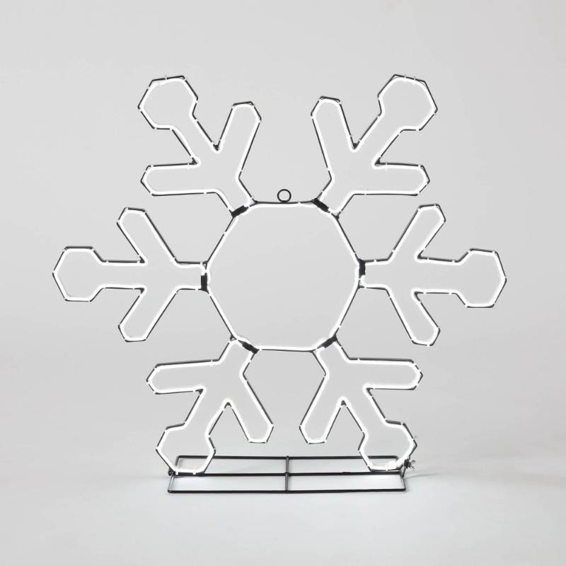 lot 15774 image: 25 LED Neon Style Snowflake Christmas Novelty Silhouette Light - Wondershop��