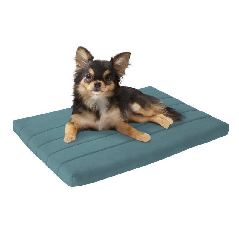 lot 15803 image: BALANCE Dog Crate Bed, Orthopedic Dog Bed Pad with Waterproof Liner, Washable Crate Foam Pet Mat for Large, Medium, Puppy Dogs Breeds, Powder Blue, 24x18x1.6