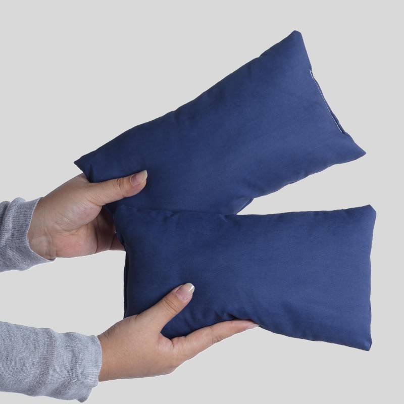 lot 16193 image: Marrywindix Tiny Pillow 2 Pack Small Decorative Pillow 9.5 x 5.5 in Travel Pillows Soft Pet Pillow for Camping Travel Sleeping Bed Sofa Neck Knee Wrist Support