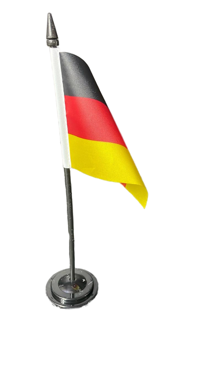 lot 16271 image: German Desktop Flag with Stand
