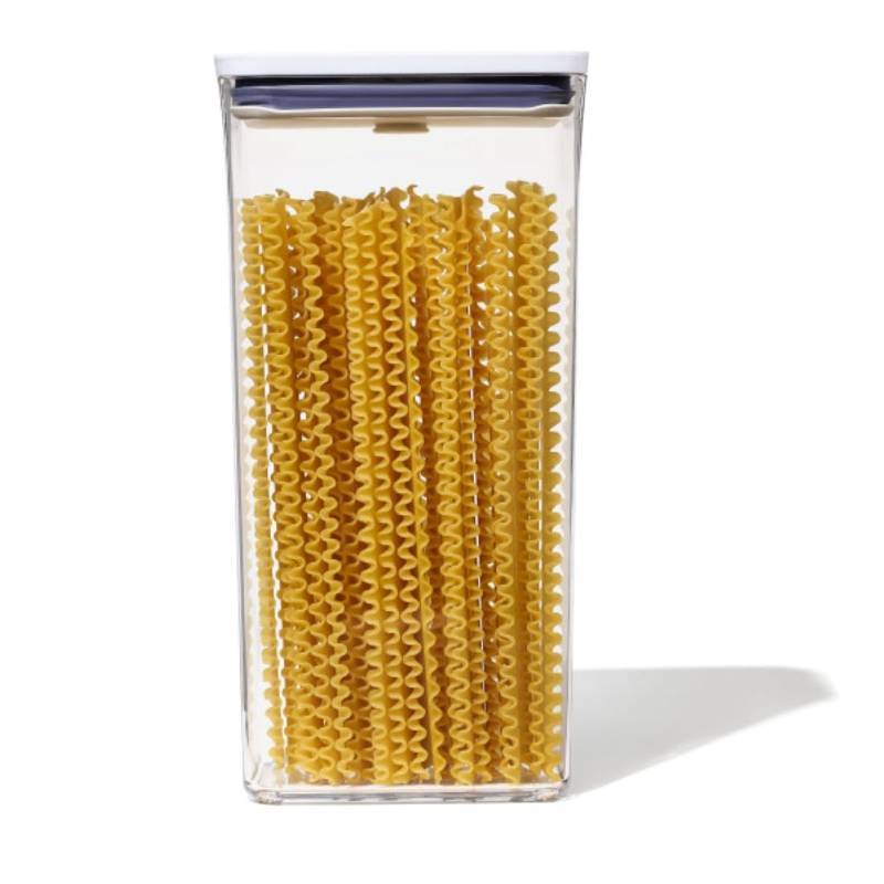 lot 20278 image: OXO Good Grips POP Container - Rectangle Tall 3.7 Qt, transparent (LID NOT INCLUDED)