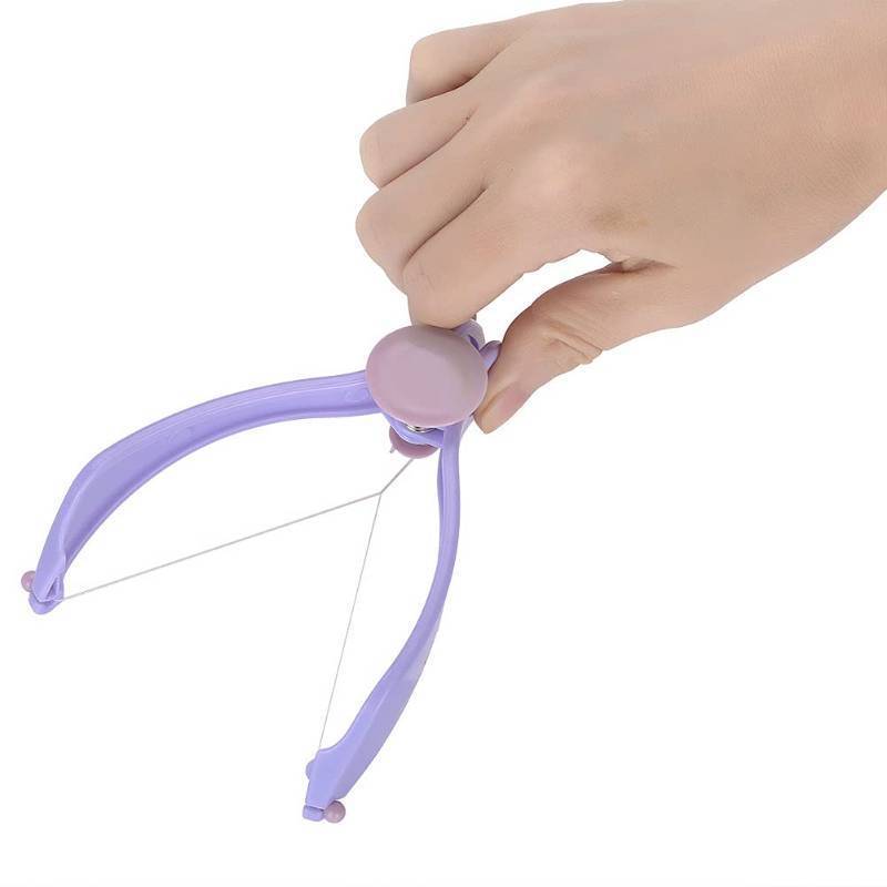 lot 2307 image: EIMSOAH Facial Hair Epilator for Women with Threading Removal Tool, Portable Size for Facial Neck Hair (Blister Packaging)