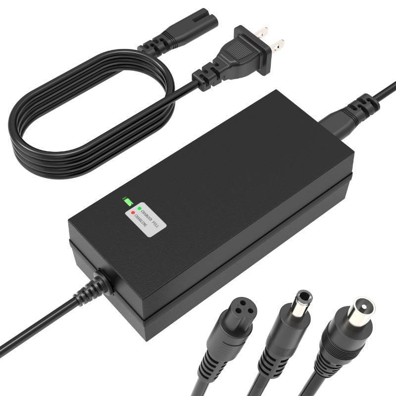 lot 4339 image: EVAPLUS 42V 2A Charger 3 Plugs(8mm 3-Prong, 5.5mm DC connectors and 8mm0.31in one-Prong) Universal for 36V Lithium Battery