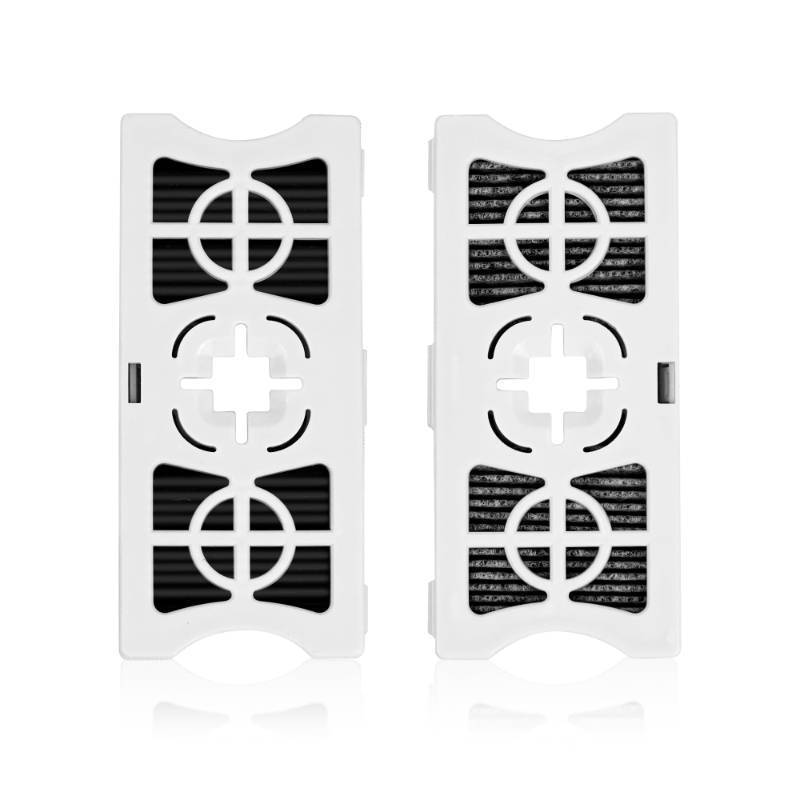 lot 4408 image: S SMILEFIL 2 Pack AF-1 RAF-1 Replacement Refrigerator Air Filter Compatible with Frigidaire FRGPAAF1 PureAir Air Filter AF-1, FRGPAAF1, RAF-1
