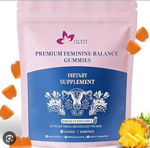 lot 4041 image: Pineapple Feminine Balance Gummy Supplements 30 Servings