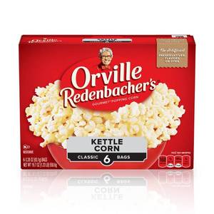 lot 4062 image: Orville Redenbachers Kettle Corn Microwave Popcorn - 6ct19.7oz