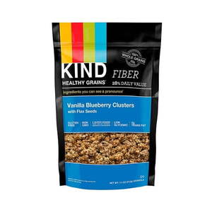 lot 4093 image: KIND VANILLA BLUEBERRY CLUSTERS WITH FLAX SEEDS GRANOLA 11 OZ