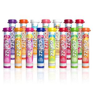 lot 4110 image: Zipfizz Daily Energy Drink Powder, Variety Pack, 15 Pack  3-in-1 Sustained Energy, Rapid Hydration, and Essential Vitamins  Sugar-Free  Electrolyte Powder  Contains Vitamin B-12 & Antioxidants
