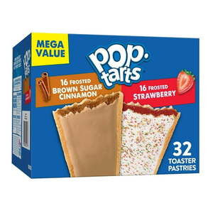 lot 4113 image: Pop-Tarts Variety Pack Toaster Pastries  Breakfast Foods  Shelf-Stable  54.1 oz (32 Count)