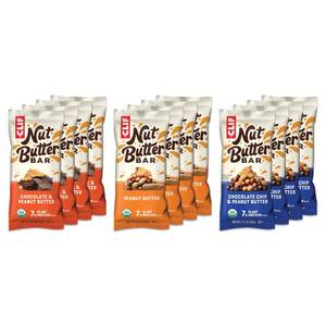 lot 4138 image: Clif Nut Butter Bar - Variety Pack - Peanut Butter Filled Energy Bars - Non-GMO - USDA Organic - Plant-Based - Low Glycemic - 1.76 oz. (12 Count)
