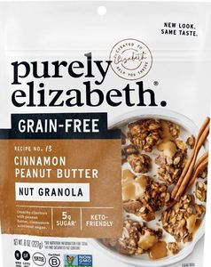 lot 4197 image: Purely Elizabeth Grain-Free Cinnamon Peanut Butter Granola 8OZ