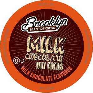 lot 4198 image: Brooklyn Bean Roastery Milk Chocolate Hot Cocoa Pods for Single-Serve Brewers  40-Pack  2.37 lbs