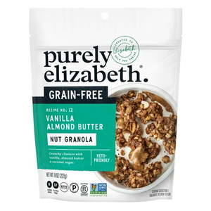lot 4219 image: PURELY ELIZABETH VANILLA ALMOND BUTTER GRAIN-FREE GRANOLA 8 oz