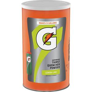 lot 4233 image: Gatorade G2 Lemon-Lime Thrist Quencher Instant Mix Powder 76.5 Ounce Canister