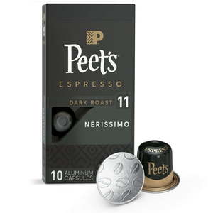 lot 4239 image: Peet s Coffee Nerissimo Premium Dark Roast Intensity 11 Espresso Coffee Pods  10 Count