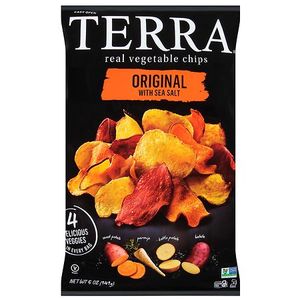 lot 4251 image: Terra real vegetable chips, Original with sea salt 5OZ