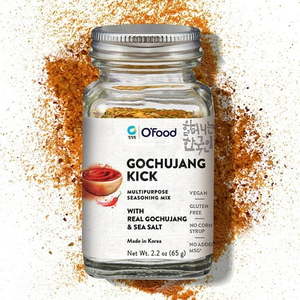 lot 4258 image: O Food Chung Jung One Gochujang Kick Powder Multipurpose Seasoning Mix with Real Korean Gochujang & Sea Salt  Vegan  Gluten Free  No Corn Syrup  No added MSG  2.2oz (65g)
