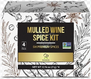 lot 4269 image: Soeos Mulled Wine Spice Kit - 4 Pack BEST BEFORE FEB 2026