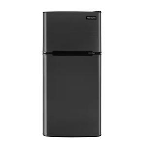 lot 3 image: ARCTIC CHEF 4.5 cu. ft. 2 Door Mini Fridge in Black Stainless Steel - Retail $499