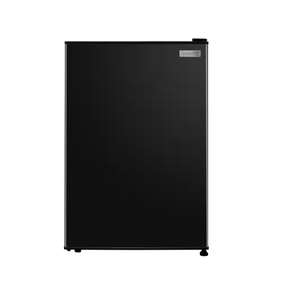 lot 22 image: Vissani 2.6 cu. ft. Mini Refrigerator with 3-Glass Shelves in Black, ENERGY STAR - Retail $200