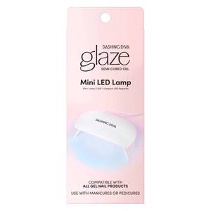 lot 102 image: Dashing Diva Mini LED Gel Nail Lamp - Compact and Portable Light for Curing Semicured Nails & All Gel Products - Universal USB LED Lamp Includes USB Cord - Retail $9