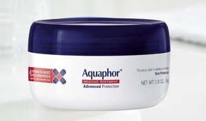 lot 111 image: Aquaphor Healing Ointment - Skin Protectant for Dry Cracked Skin - Hands, Heels, Elbows - 2.8 oz Jar - Retail $8