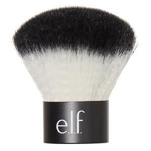 lot 127 image: e.l.f. Kabuki Face Brush Nylon Synthetic Bristles, Multipurpose Use, Paraben-Free, Vegan - Retail $8