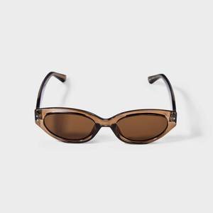 lot 128 image: Womens Plastic Cateye Sunglasses - Wild Fable�� Brown Maximum UV Protection, Polycarbonate Lenses, Recycled Frame - Retail $14