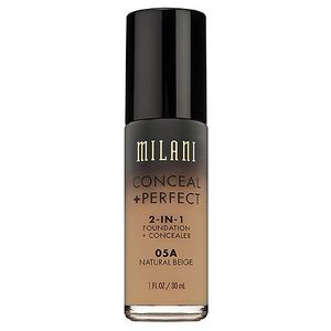 Milani Conceal + Perfect 2-in-1 Foundation + Concealer - 05A Natural Beige - 1 fl oz - Retail: $29