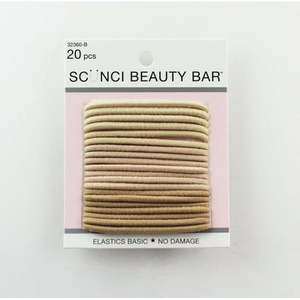 lot 155 image: Scunci 4MM 20pcs No Damage Elastics - Retail $19