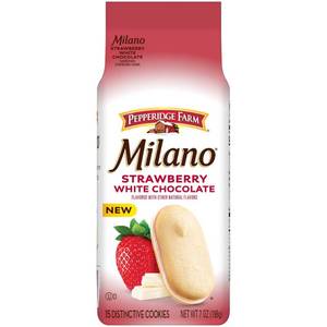 lot 1350 image: Pepperidge Farm White Chocolate Strawberry Cookies - 7oz