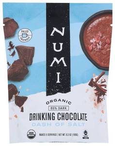 lot 1376 image: NUMI Organic Dash of Salt Drinking Chocolate, 6.3 OZ