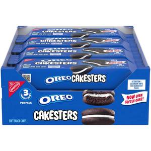 lot 1455 image: Oreo Cakesters Soft Snack Cakes, 8-3.03 oz Snack Packs