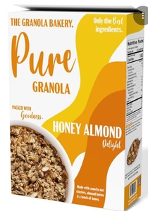 lot 1466 image: The Granola Bakery Pure Honey Almond Granola 8  oz